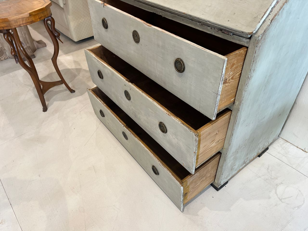 19th Century Swedish Rococo Style Secretaire