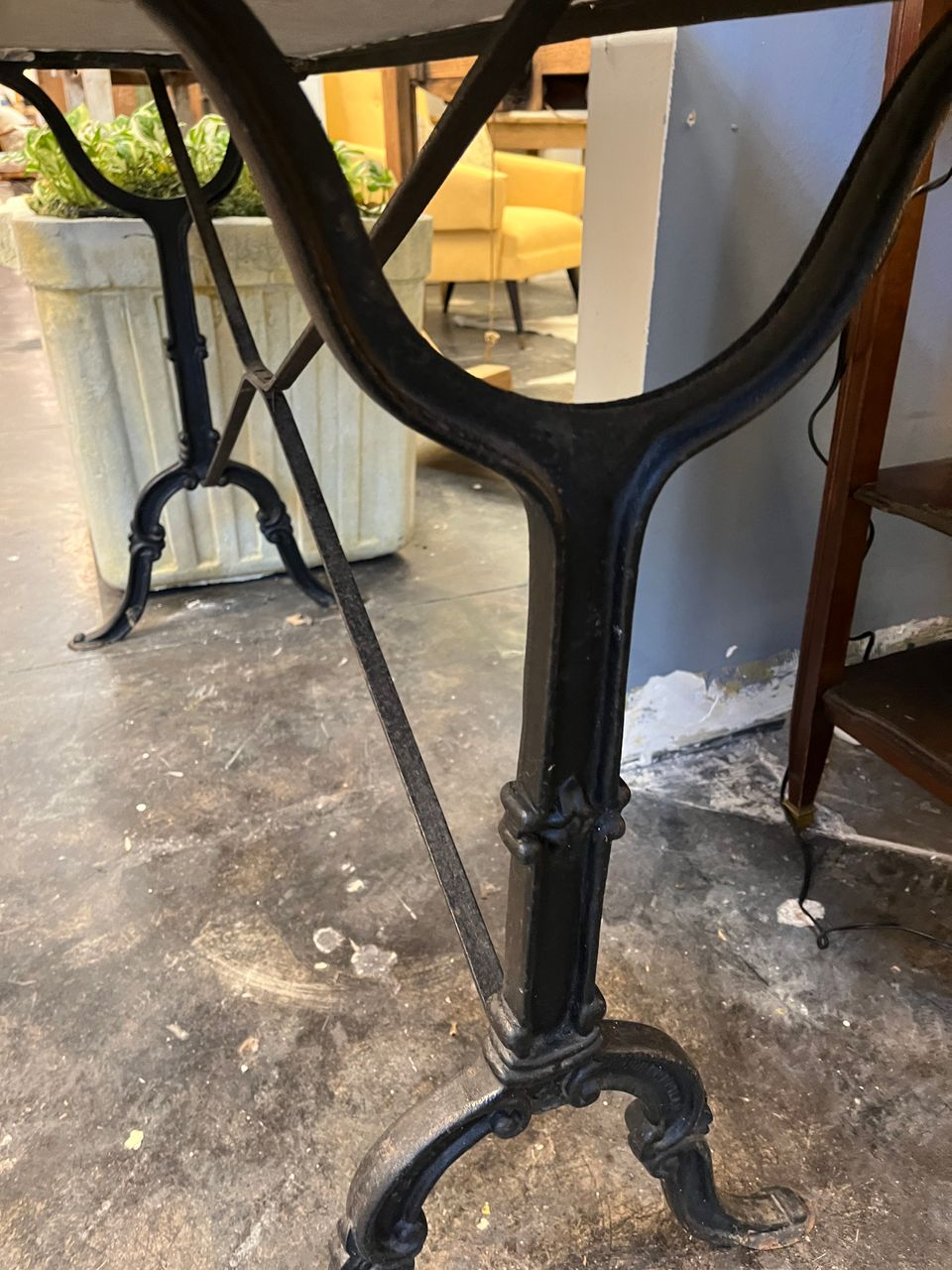 Vintage French Wrought Iron Table/Desk