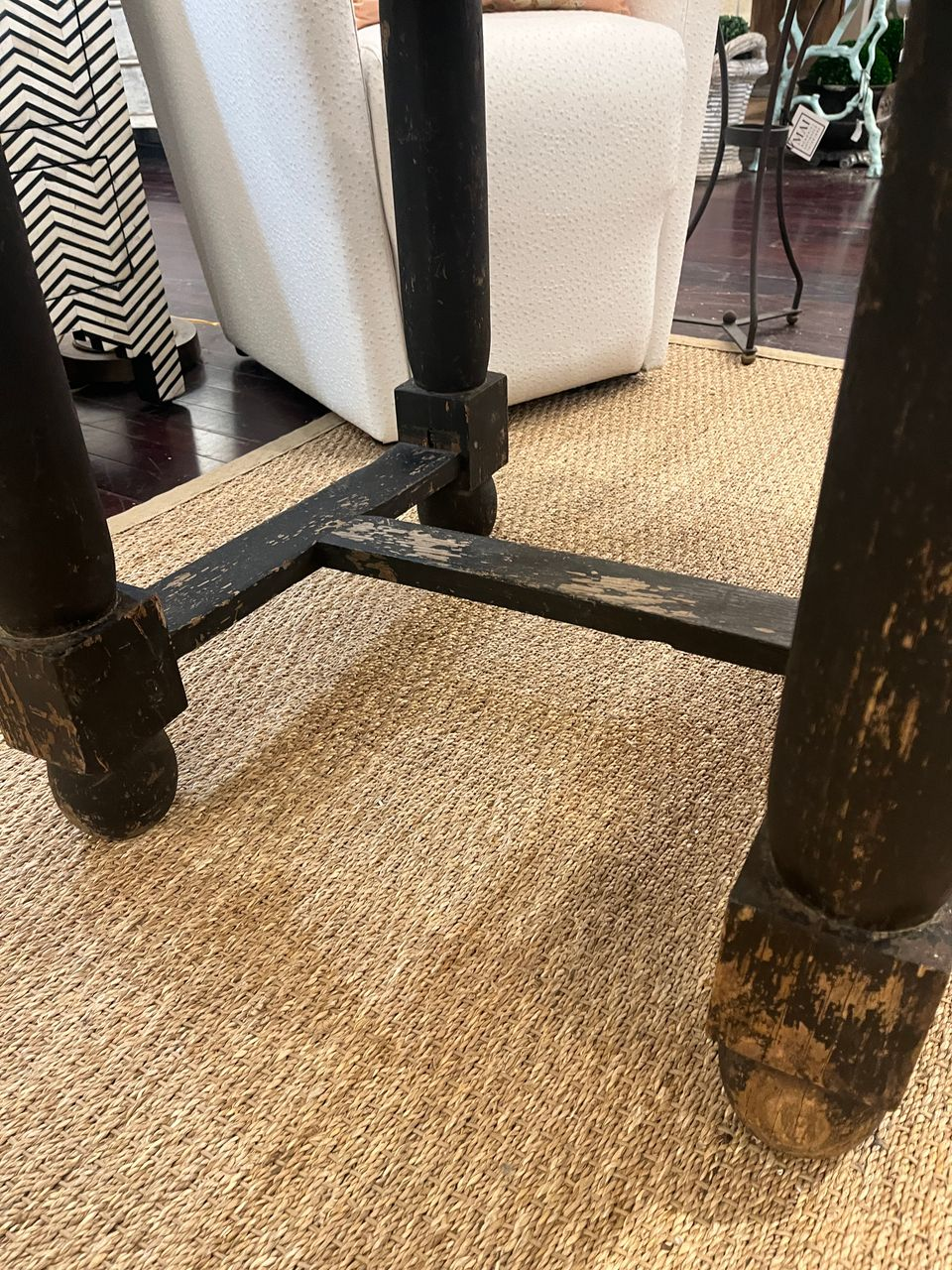 Antique English Round Occasional Table