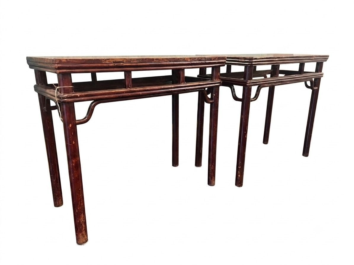 Pair of 19th Century Chinese Altar Tables