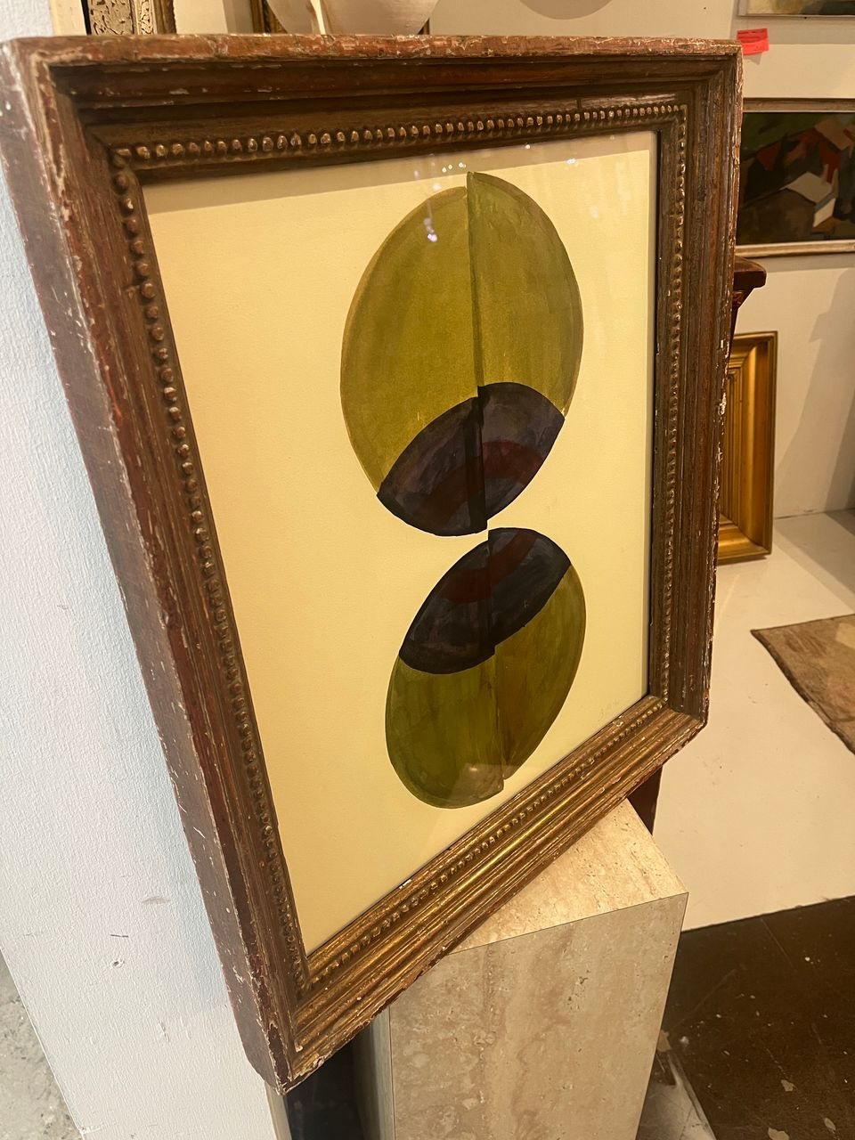 Modern Abstract "Opposing Circles"