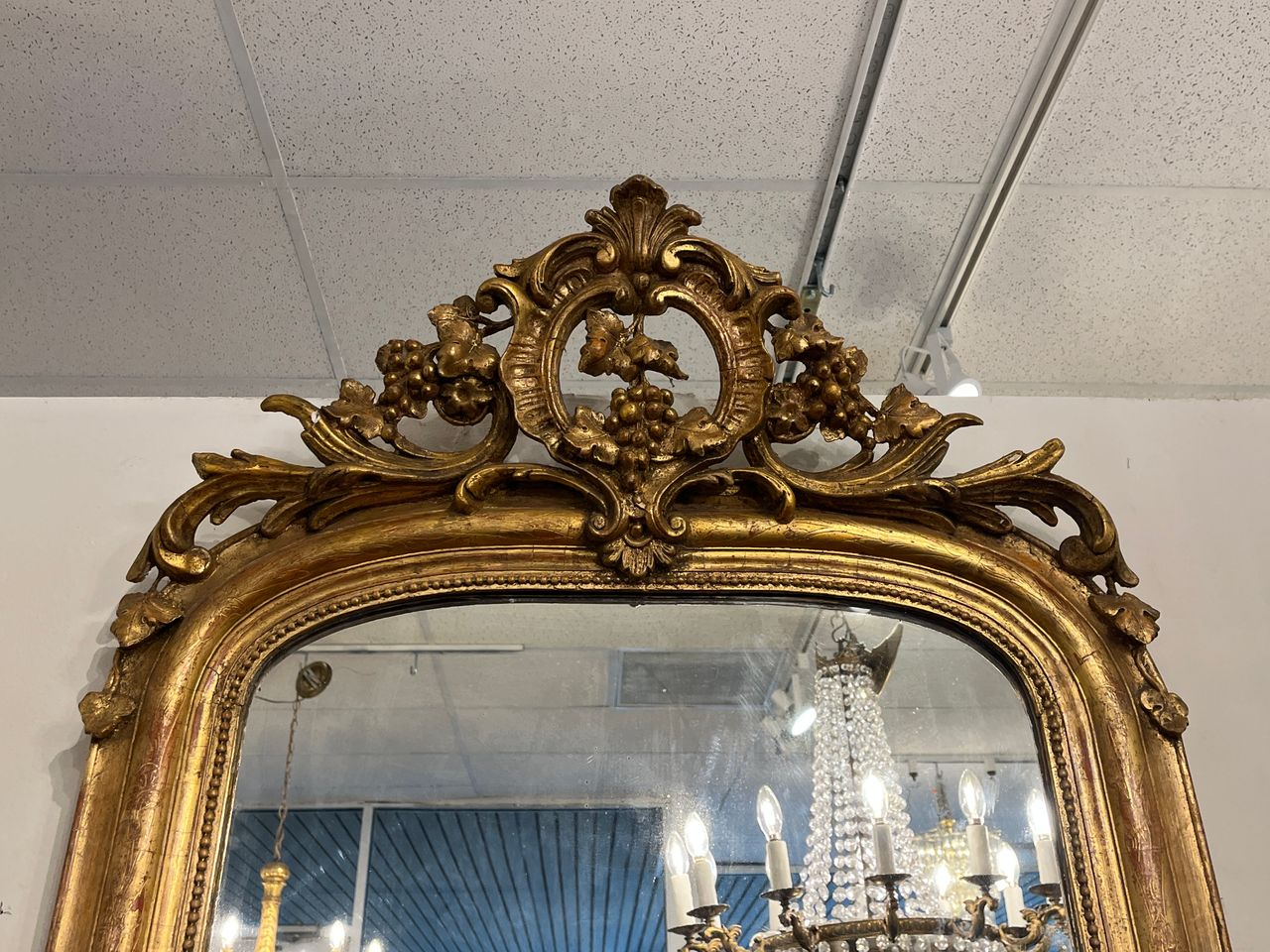 19th Century Giltwood French Mirror