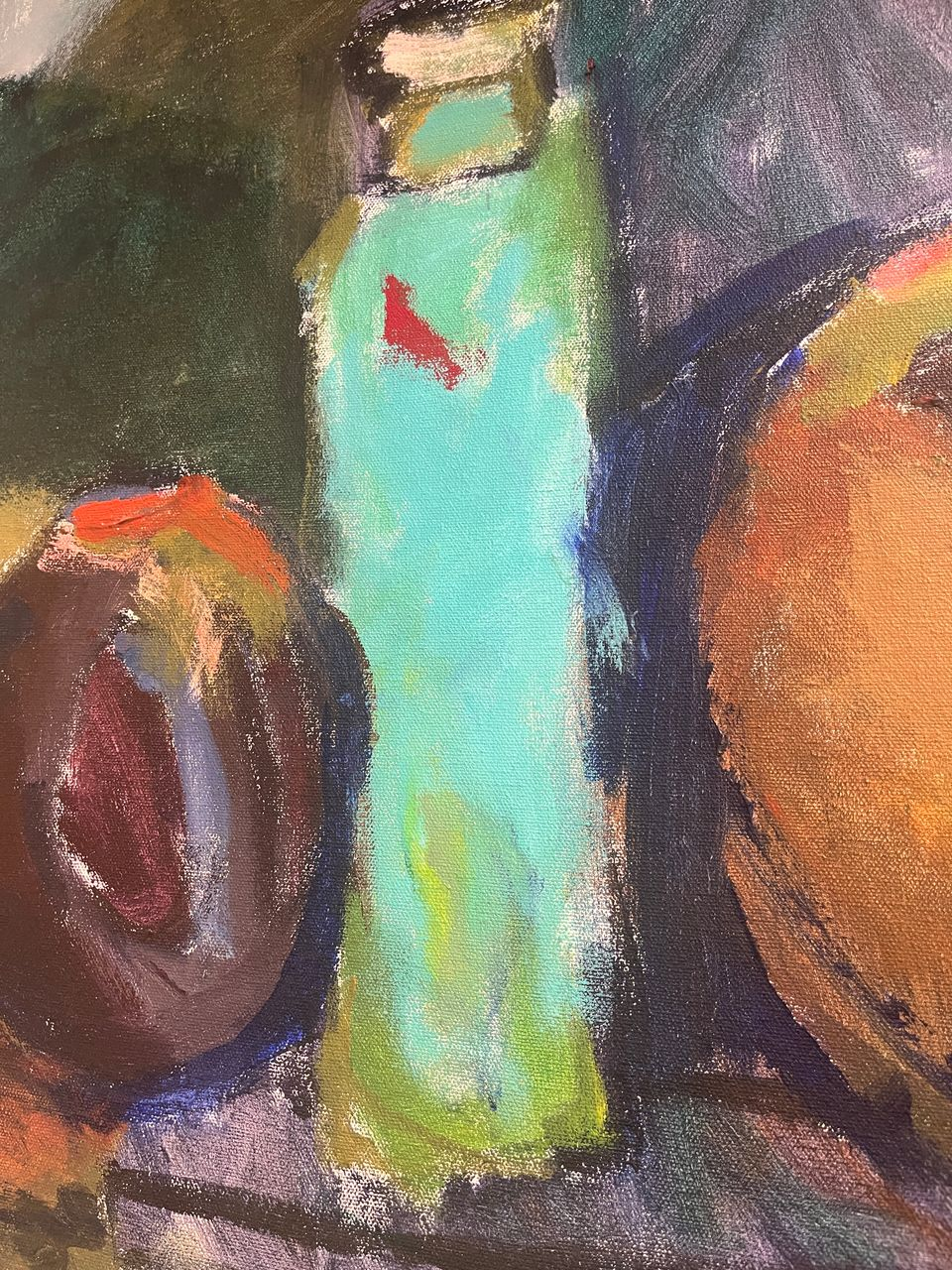 Colorful Oil on Canvas Still Life