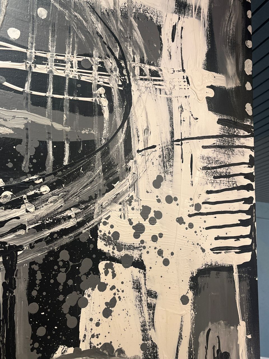 Huge Modern Abstract Painting titled: "Kasarium"