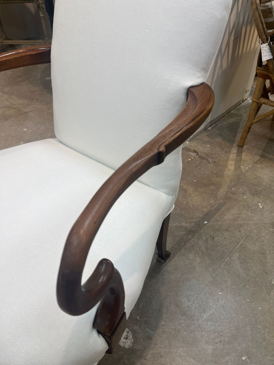 Pair of Queen Anne Style Armchairs