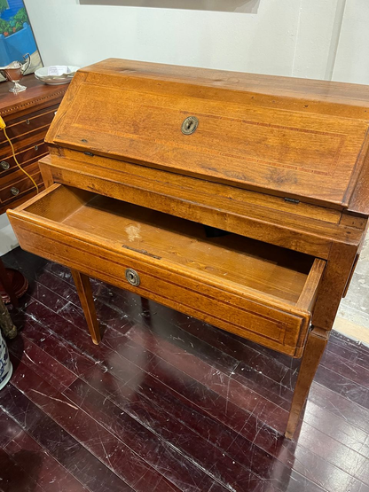 19trh Century Italian Slant Front Bureau