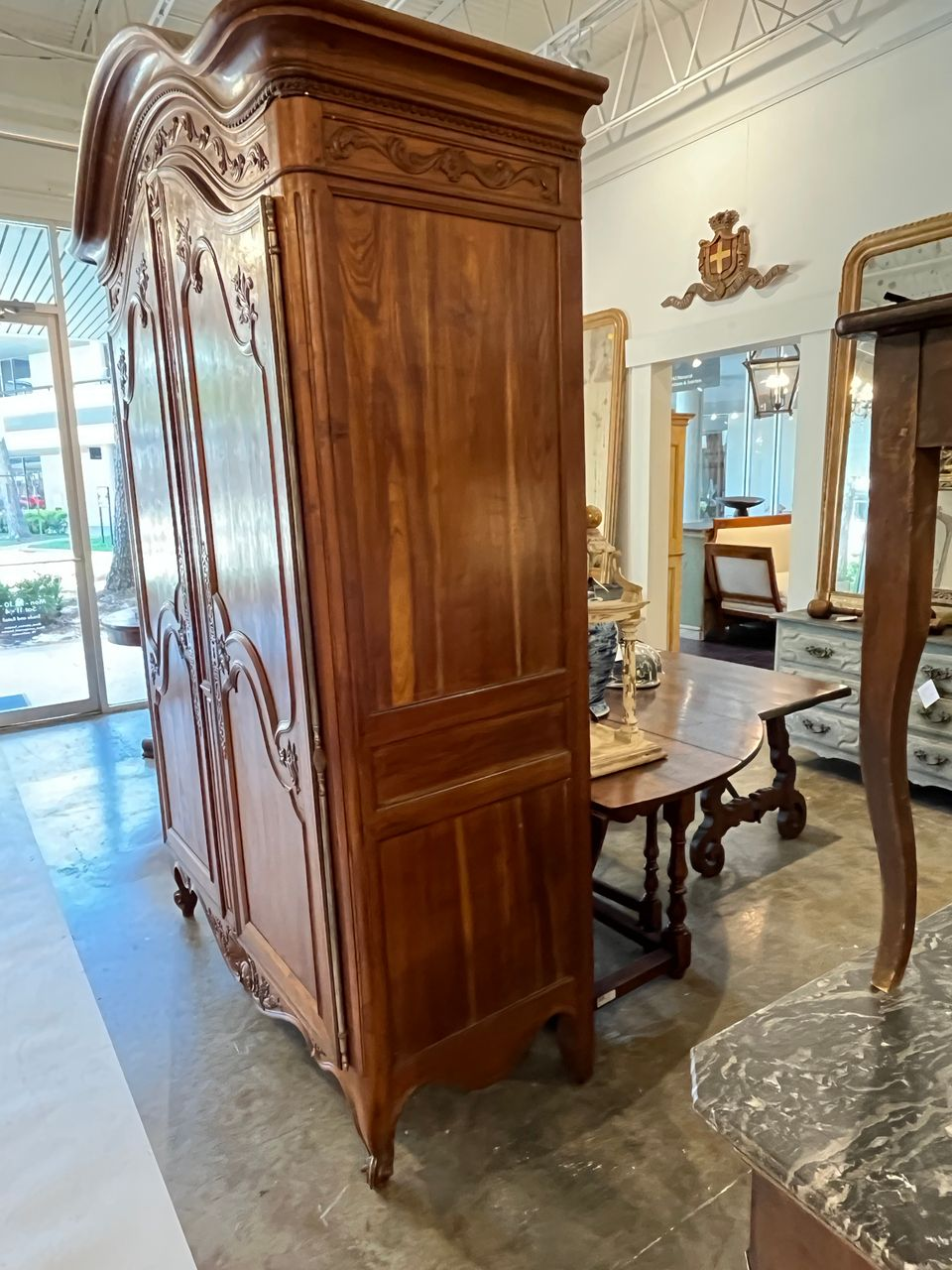 18th Century French Carved Armoire