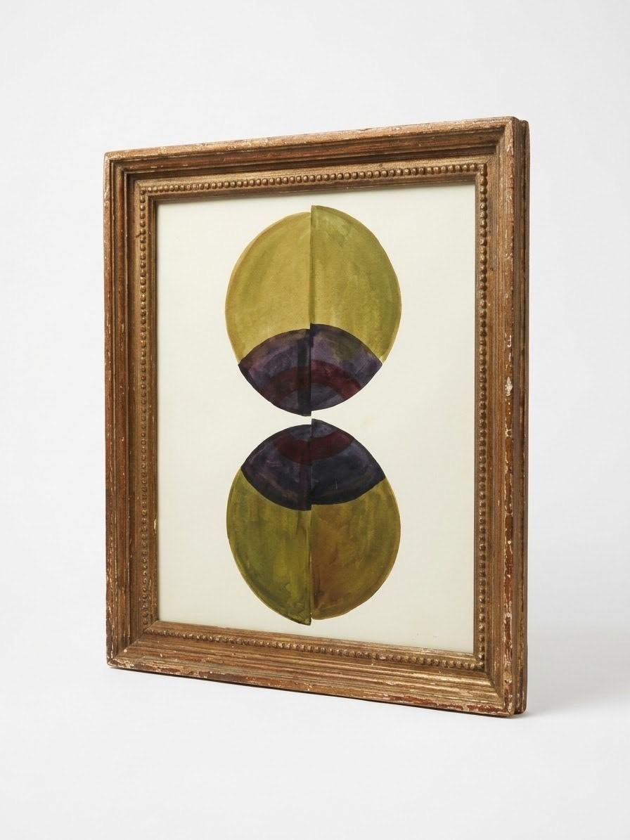 Modern Abstract "Opposing Circles"