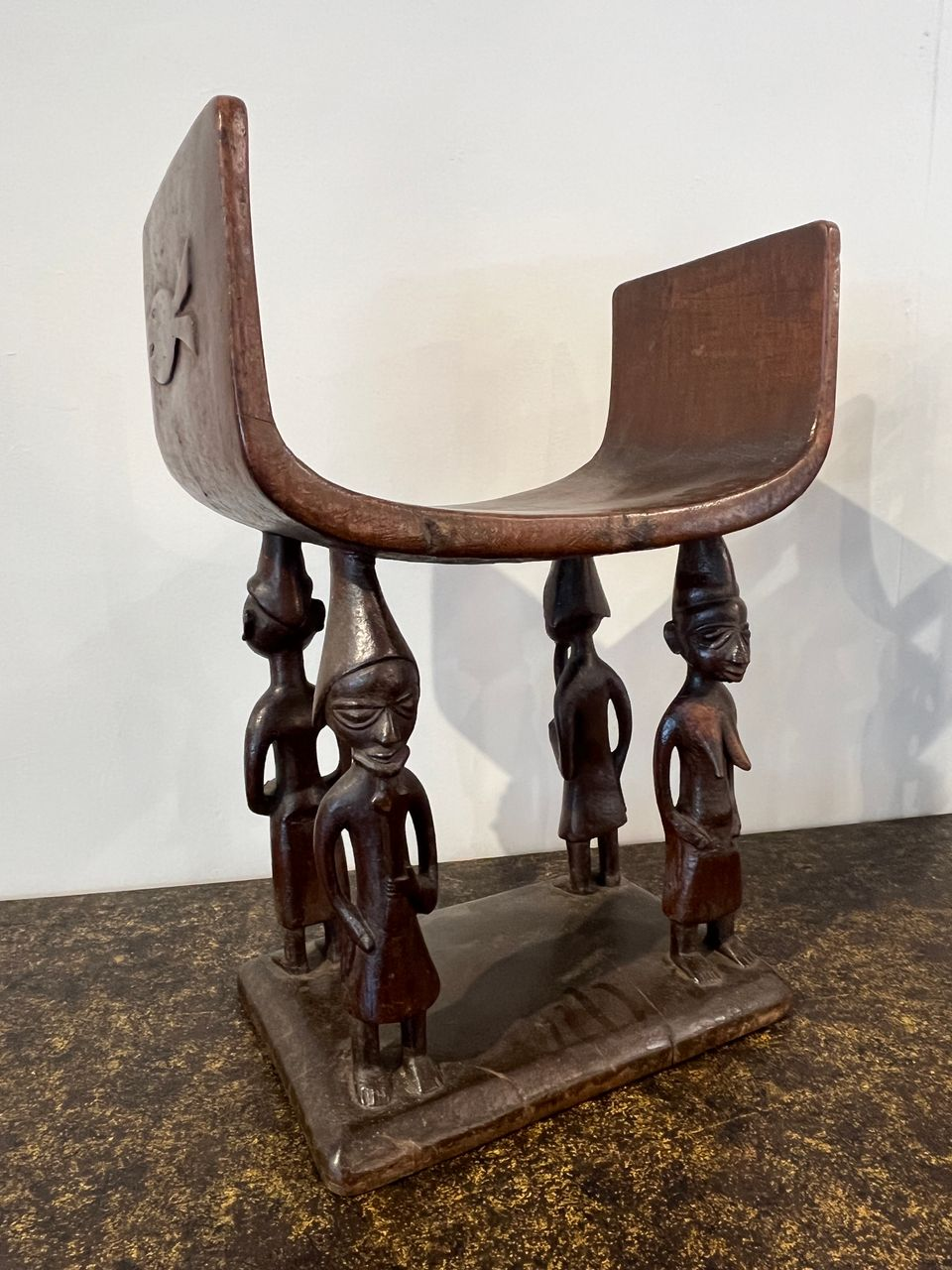 Pair of African Fon Ceremonial Stools