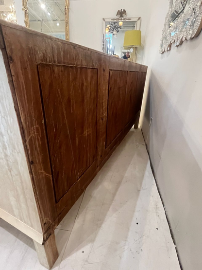 Antique Danish Bleached Buffet Sideboard