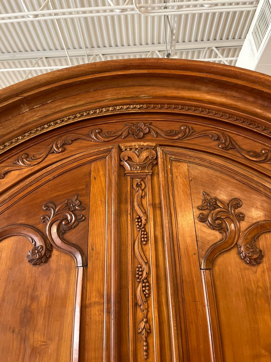 18th Century French Carved Armoire