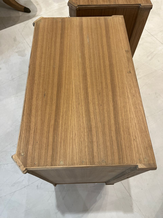 Pair of Bleached Bachelor Chests / Nightstands