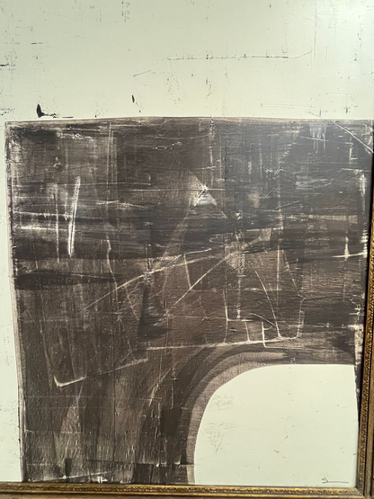 Large Original Black & White Abstract Painting
