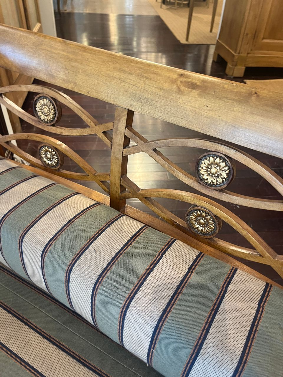 Swedish Gustavian Birch Settee