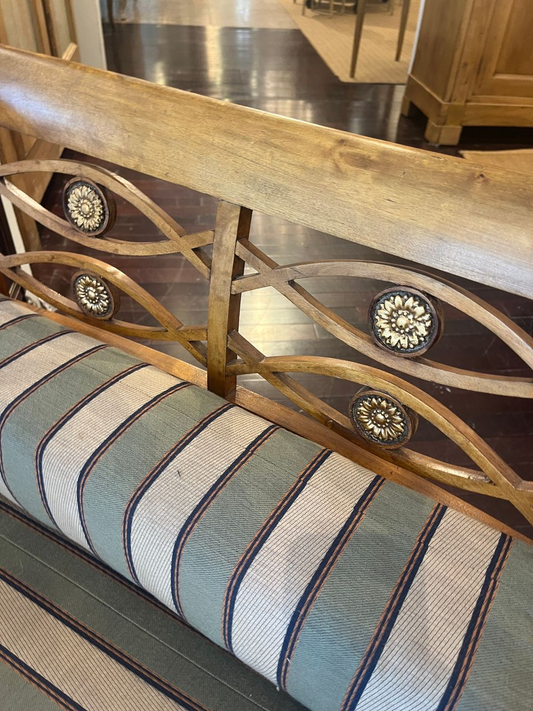 Swedish Gustavian Birch Settee