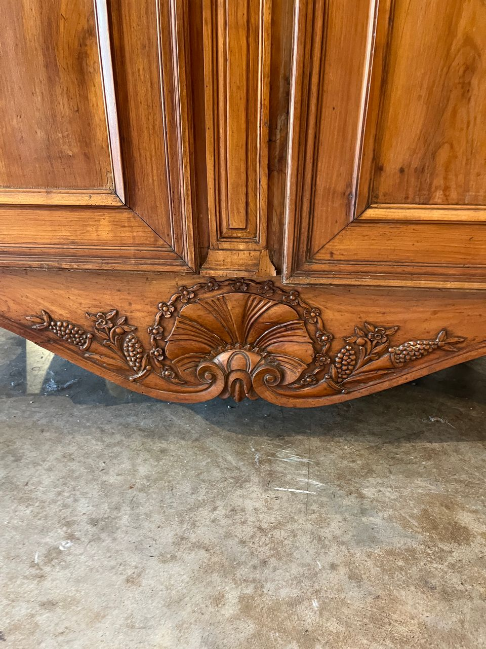 18th Century French Carved Armoire