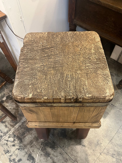 Antique Butcher or Chopping Block
