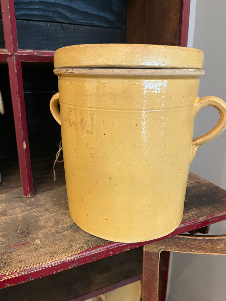 Asst. 19th Century French Yellow Storage Jars