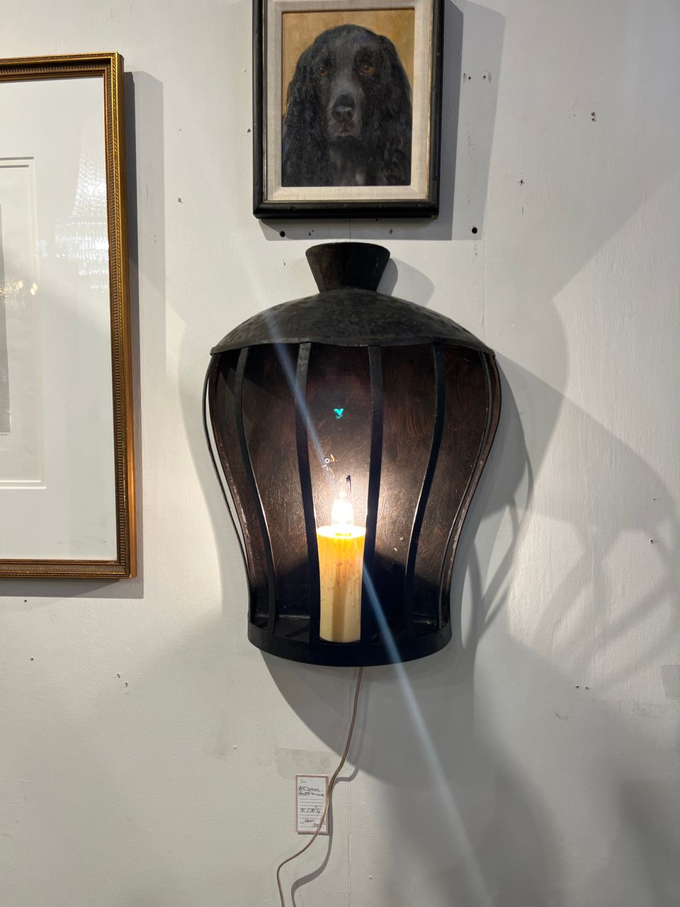 Antique Hand Forged Wrought Iron Sconces