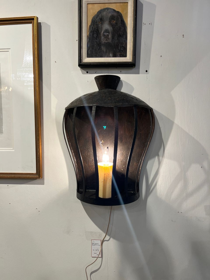 Antique Hand Forged Wrought Iron Sconces
