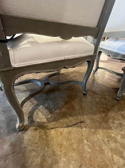 Pair of French 19th Century Fauteuils Armchairs