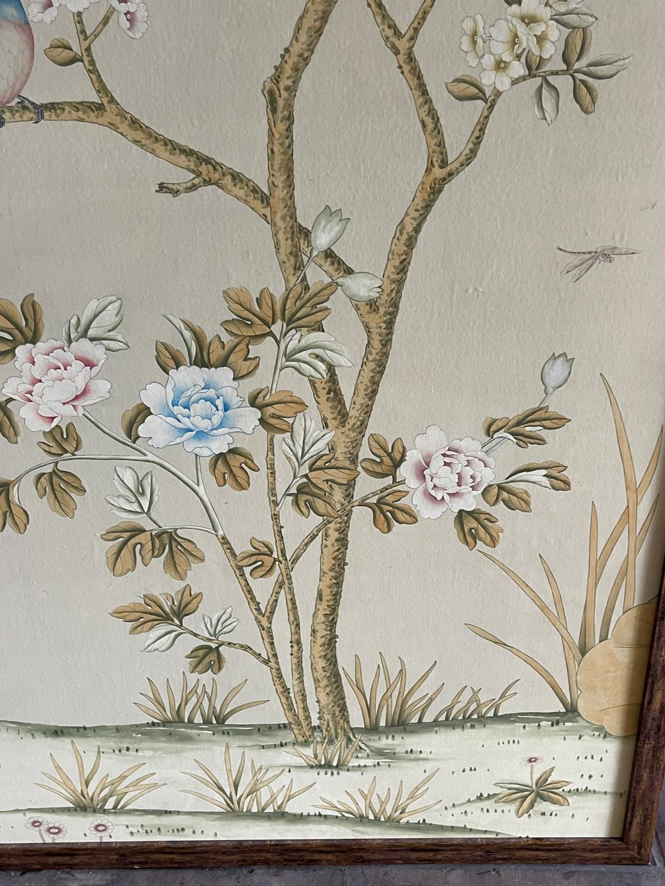 Vintage Chinoiserie Framed Panels (2 available)