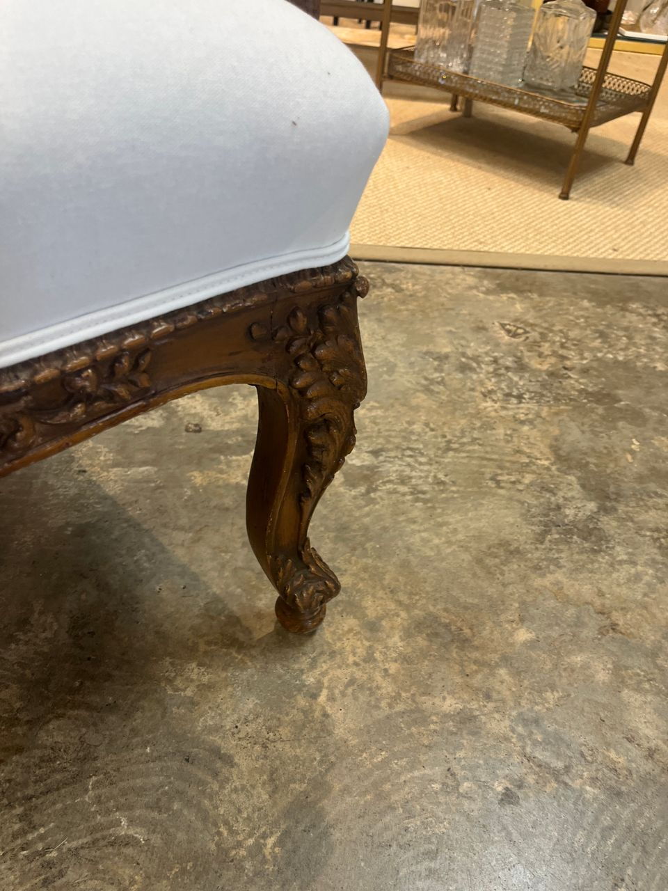 Louis XV style Fauteuil Armchair