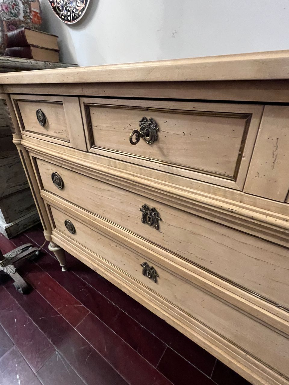 19th Century Louis XVI style 3 Drawer Commode
