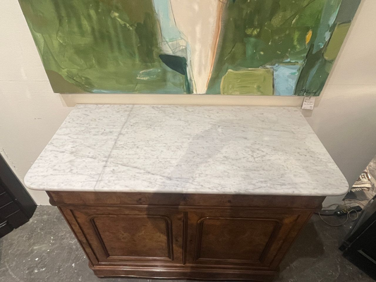 19th Century Marble Top Buffet