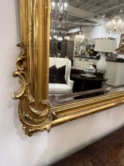 19th Century Gold Gilt French Mirror