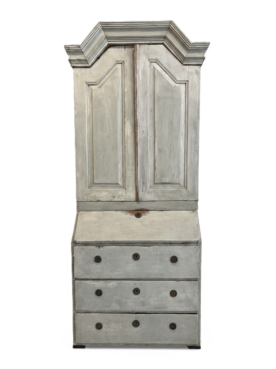 19th Century Swedish Rococo Style Secretaire