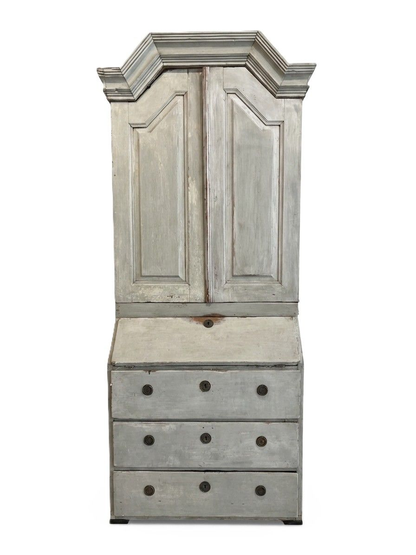 19th Century Swedish Rococo Style Secretaire
