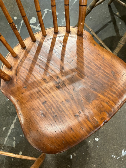 Pair 18th Century Birdcage Windsor Chairs