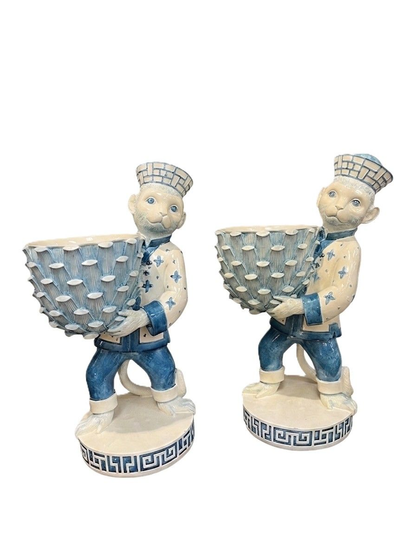 Palm Beach Monkeys Holding Artichoke Bowls