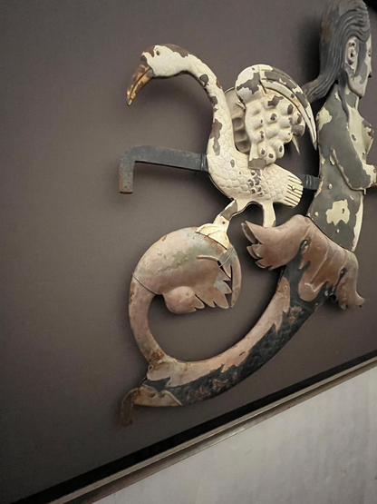 Antique Mermaid Brothel Tavern Sign Framed