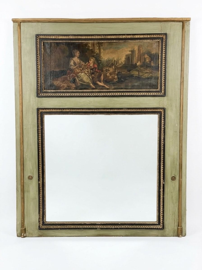 19th Century French Trumeau Mirror