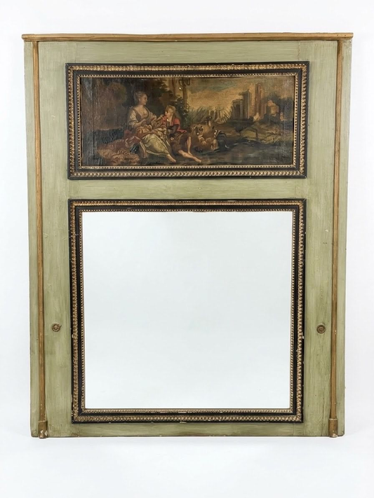 19th Century French Trumeau Mirror