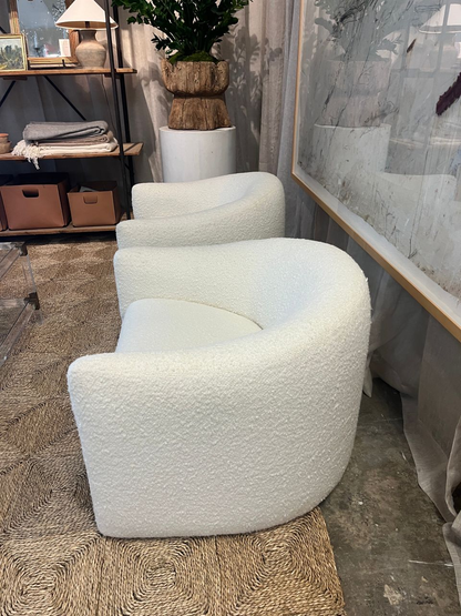 Pair of Mid-Century Barrel Chairs