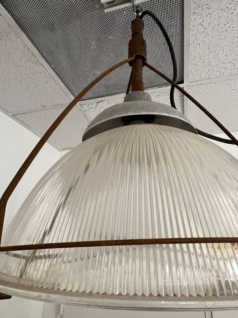Industrial Modern Holophone Pendant Light