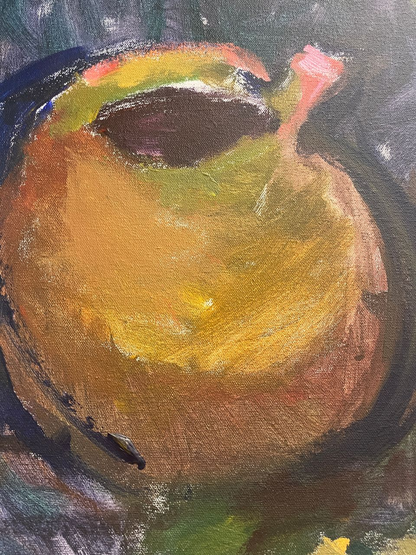 Colorful Oil on Canvas Still Life