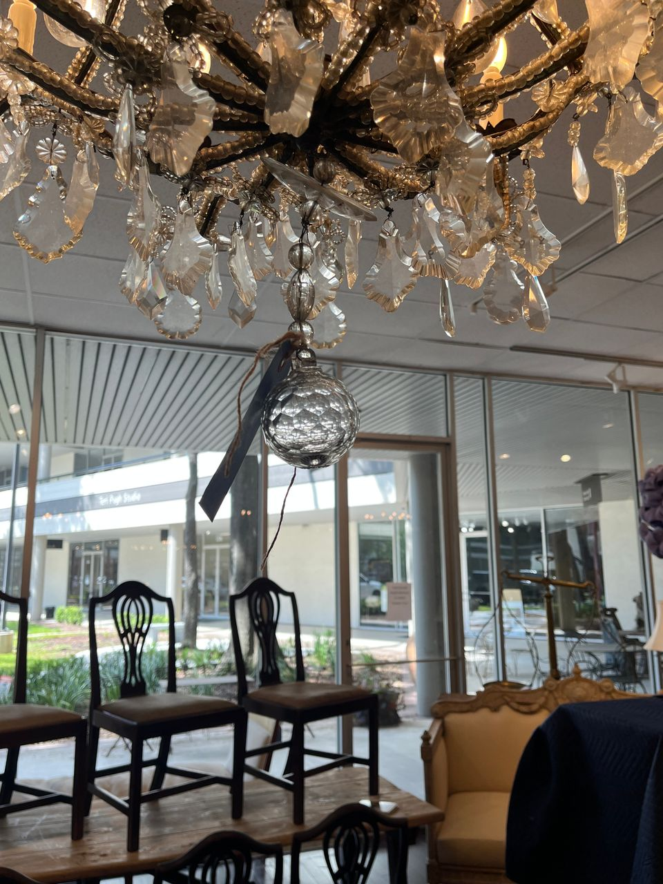 Antique Italian 12 Light Chandelier
