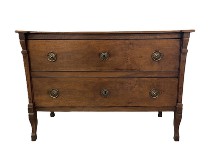 19th Century Louis XVI Walnut Commode