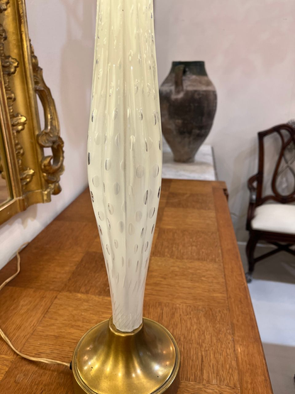 Pair of Classic Mid Century Murano Lamps