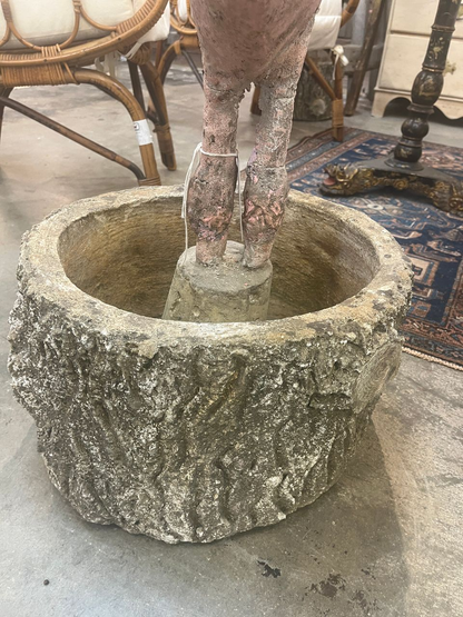 Early 1900's Cement Flamingos (2 available)