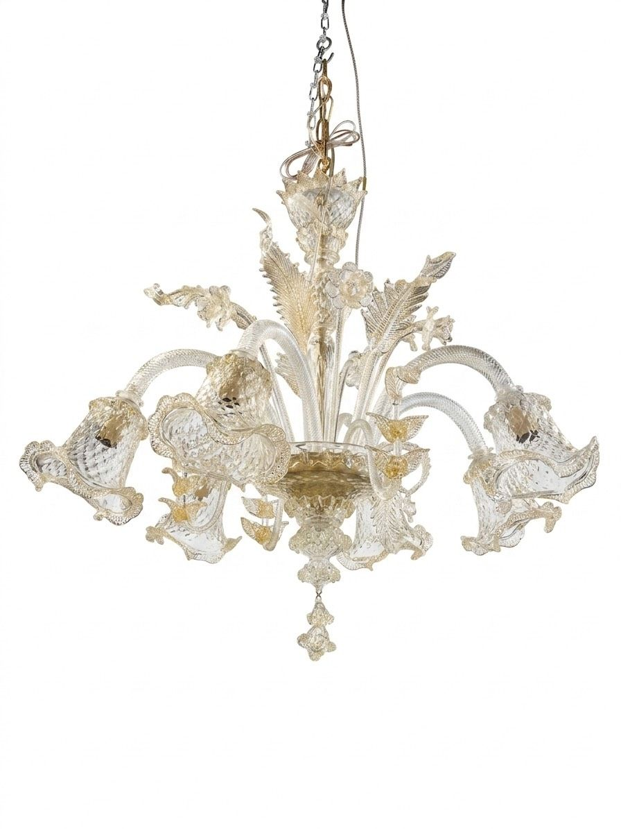 Vintage Italian Venetian Murano Chandelier
