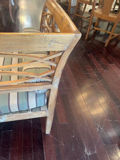 Swedish Gustavian Birch Settee