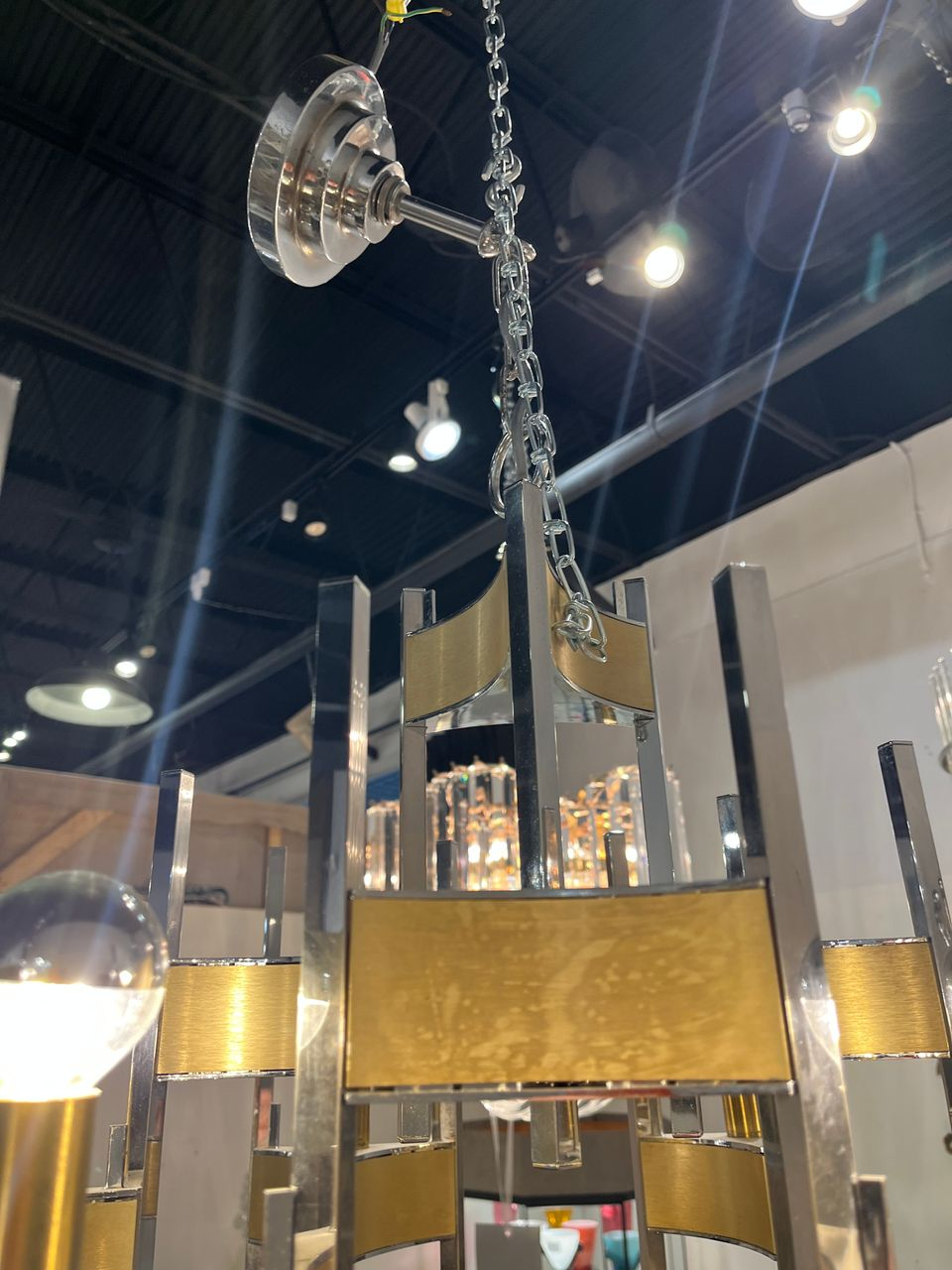 Mid Century Getano Sciolari Chandelier