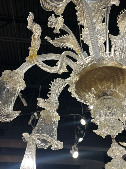 Vintage Italian Venetian Murano Chandelier