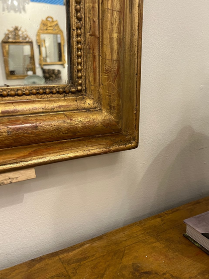 19th Century Giltwood French Mirror
