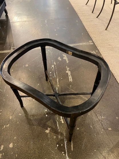 Antique English Gilt Tole Tray Table